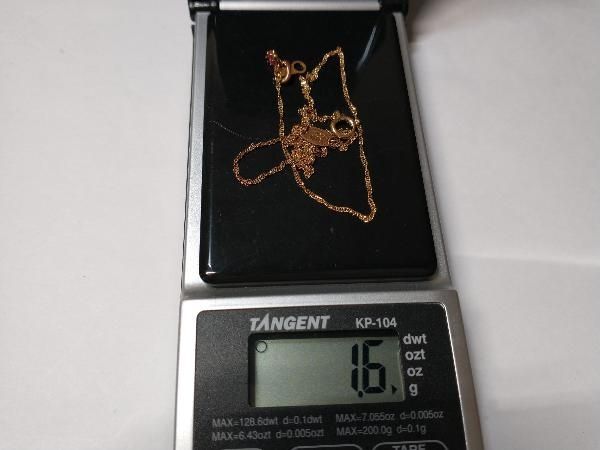総重量約1.6g ピンク石