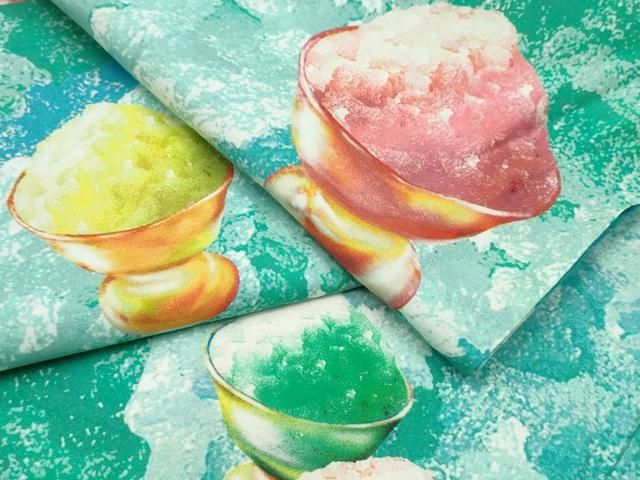 平和屋着物∴夏物 浴衣 かき氷 綿 CAAW1108ng