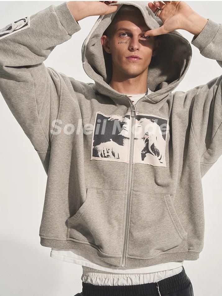 【bastard】PUNK PRINT APPLIQUE HOODIE ニキ着用 bastard PUNK PRINT APPLIQUE HOODIE Niki | eBay