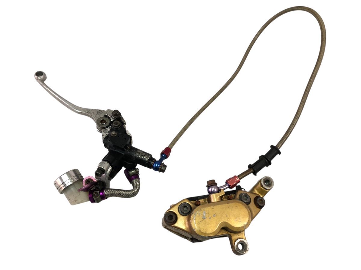 購入 FZR250 2KR 88 3HX フロントブレーキ 別体タンク キャリパー