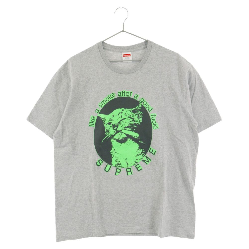 SUPREME (シュプリーム) 23SS Smoke Tee フロント キャット スモーク ...