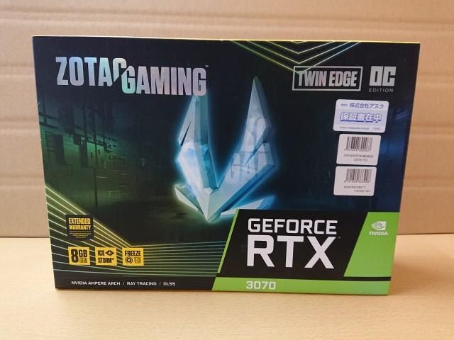 ♥品 ZOTAC GAMING GeForce RTX3070 TWIN EDGE OC PCIExp 8GB ZT-A30700H-10PLHR グラフィックボード