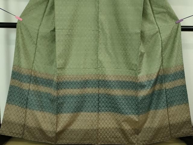 平和屋着物○京加賀友禅 百貫石峰 訪問着 地紙花文 正絹 逸品