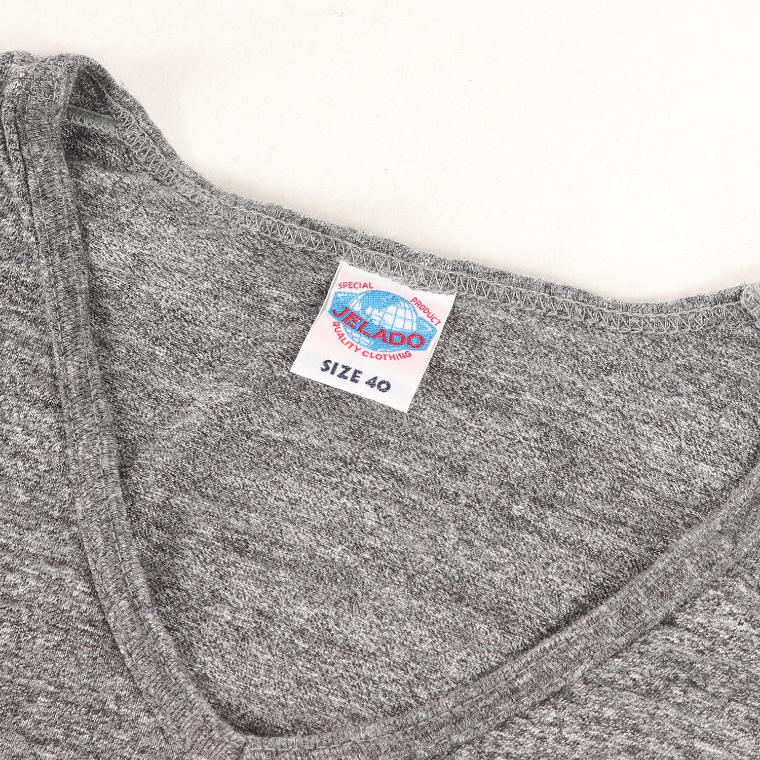 JELADO ジェラード Tシャツ サイズ:40(L) 杢コットン 霜降り 無地 V 
