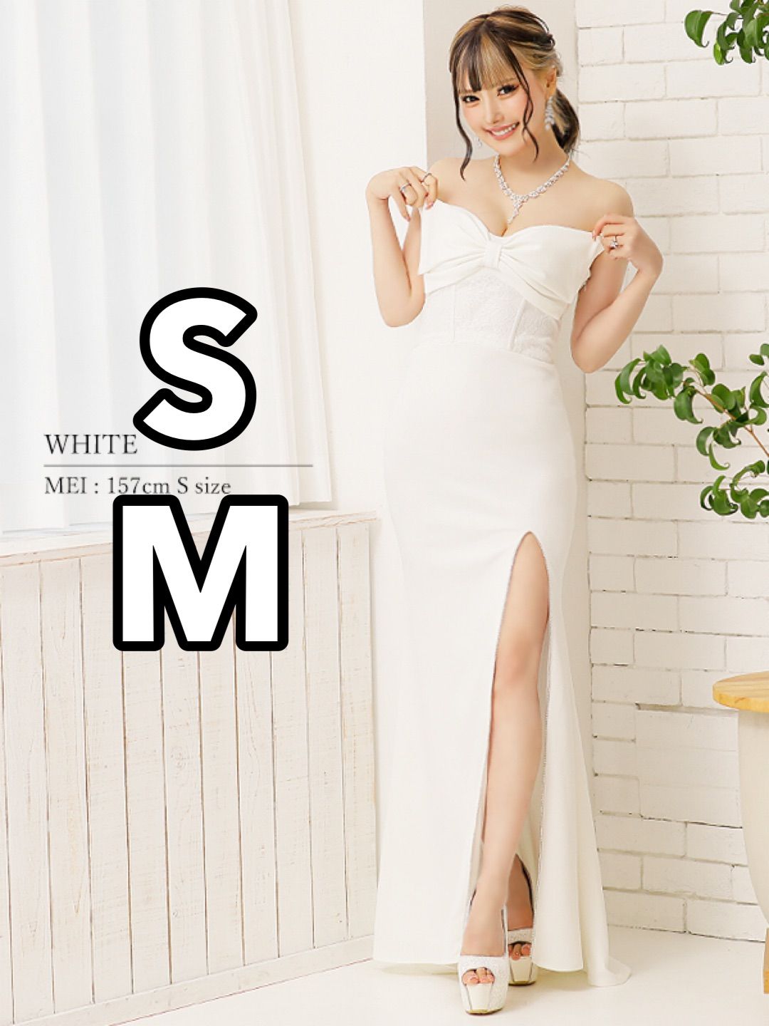 AR23320 エンジェルアールラベンダー ストラップレス ドレス Sサイズ