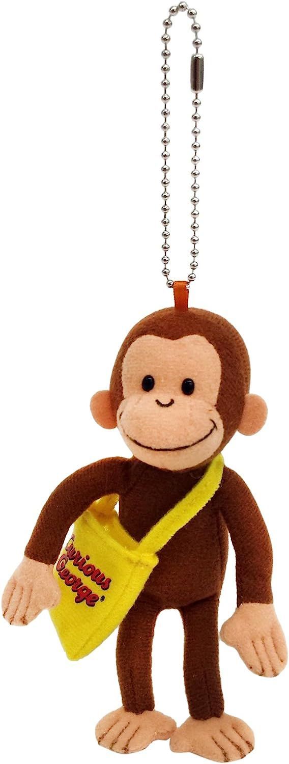 【新品】キュリアスジョージ クラッシックジョージ ボールチェーン付きマスコット バッグ 全長13cm