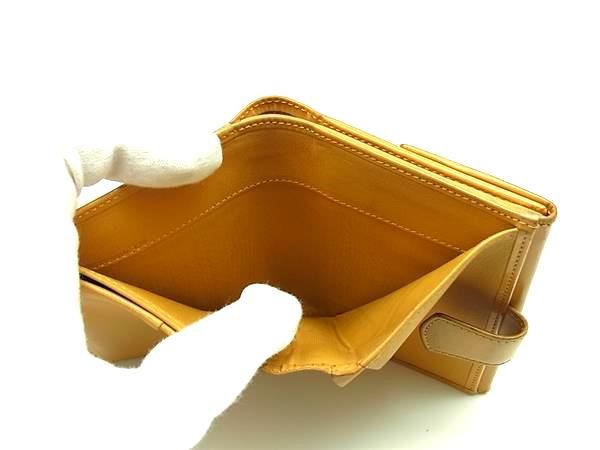 LOEWE イエローレザー二つ折り財布 LOEWE 二つ折り財布 イエロー LOEWE