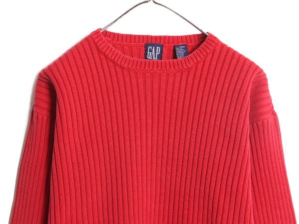 お得なクーポン配布中!】 90s OLD GAP リブ編み コットン ニット