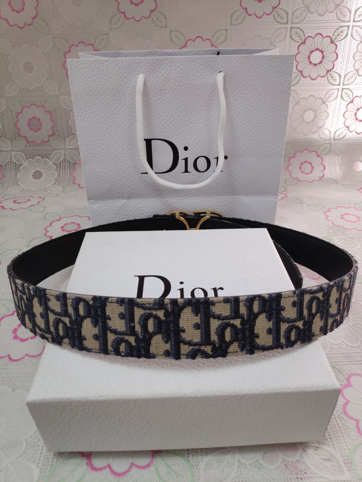 超人気✨Dior/クリスチャンディオール ベルト リバーシブル