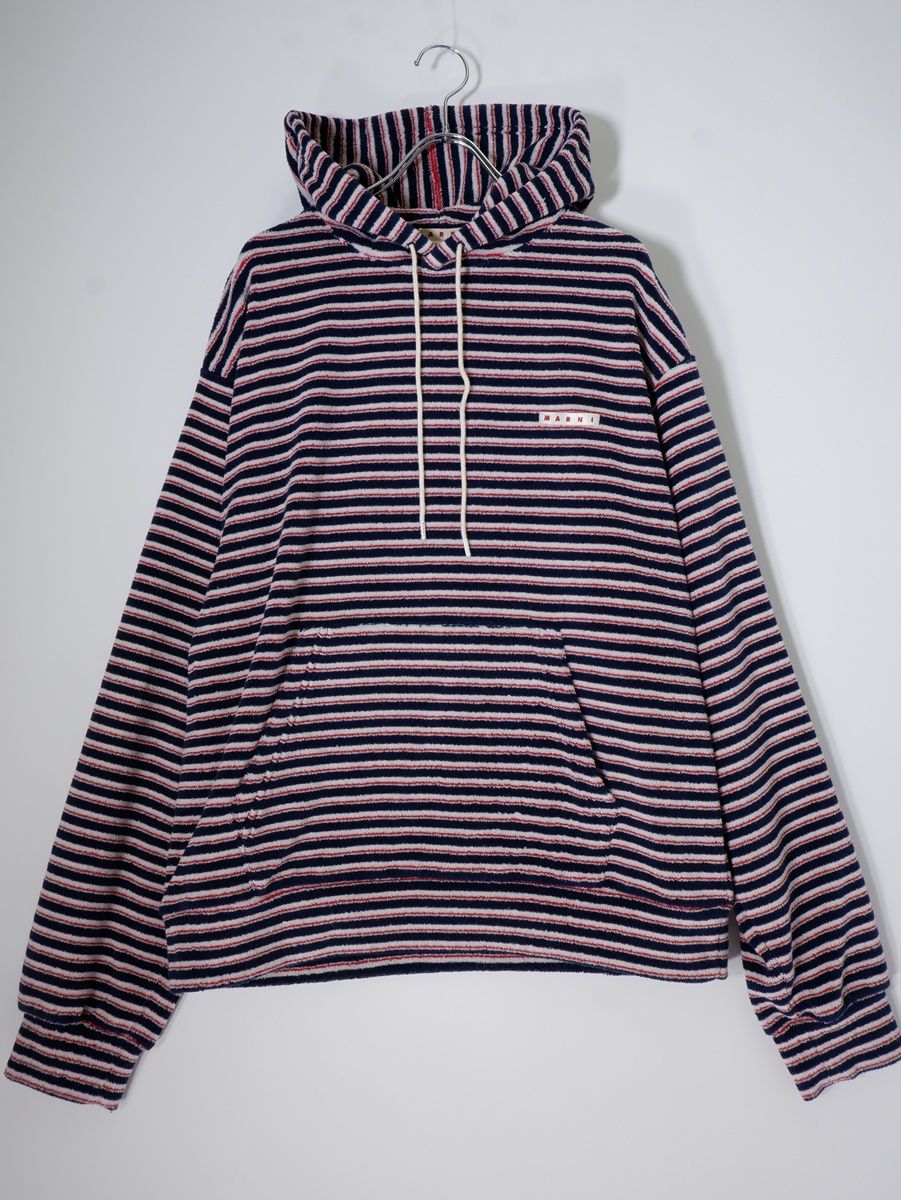 マルニ MARNIブラウン ミックスシャーリングロングラインベスト 300321dhk_8.jpg