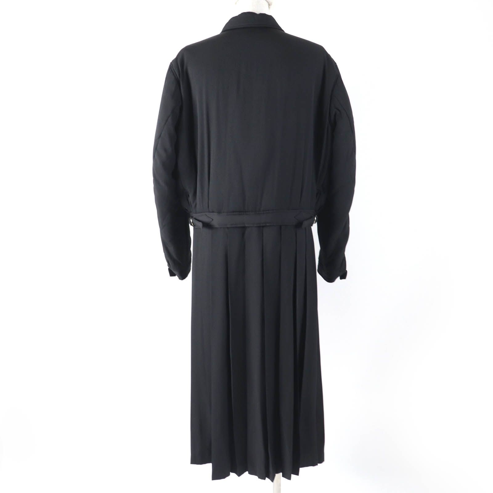 極美品☆Yohji Yamamoto ヨウジヤマモト FM-D13-406 シルク100  