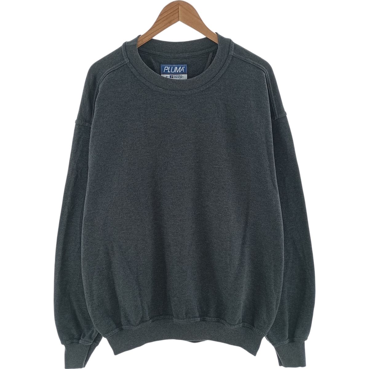 古着 90年代 ラッセル Russell PLUMA 無地 ブランクスウェットシャツ 