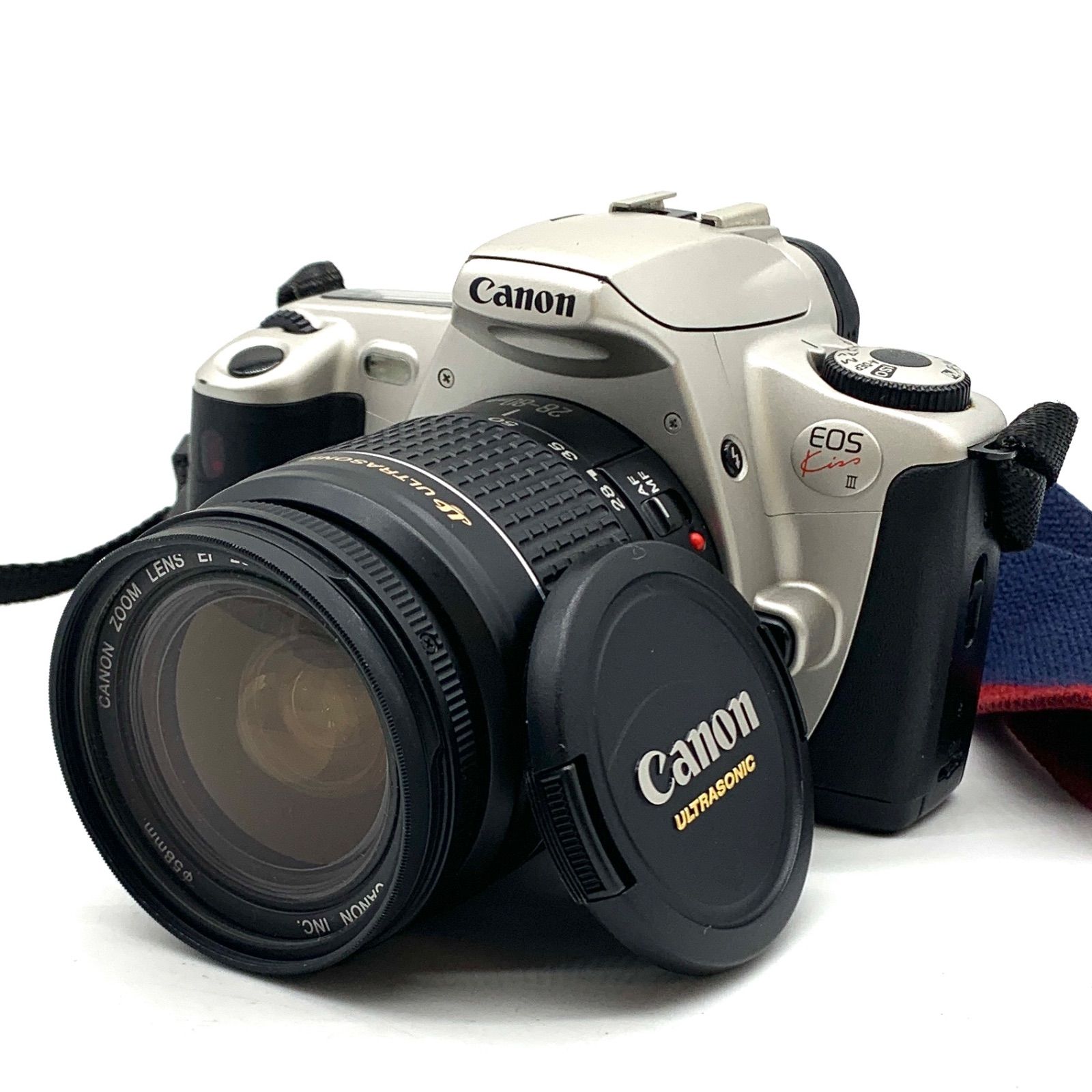 【動作確認済】フィルムカメラCanon EOS Kiss III ダブルレンズ Amazon | Canon EOS Kiss3 | 一眼レフカメラ 通販