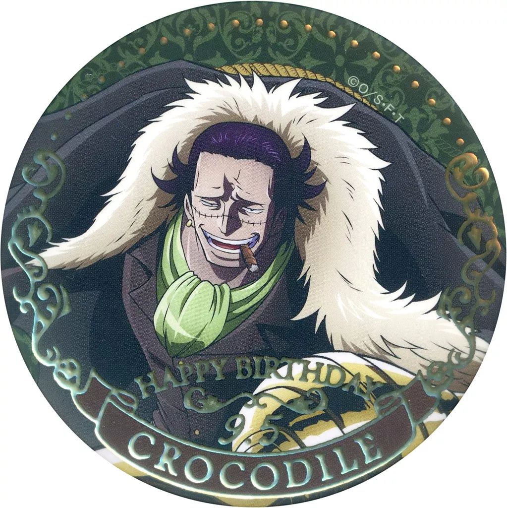 ワンピース クロコダイル ジュエリー 缶バッジ 中古】バッジ・ピンズ クロコダイル 「ワンピース バースデー