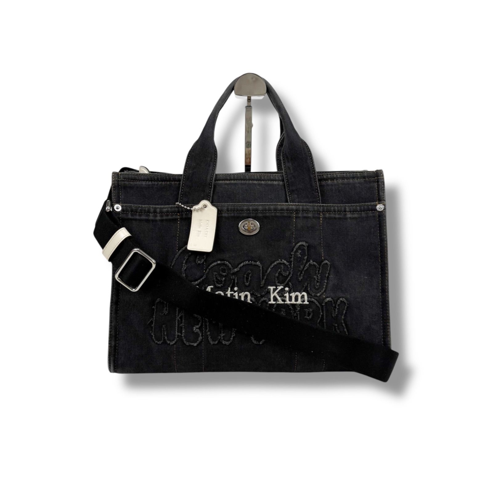 COACH コーチ　マーティンキム　カーゴ トート バッグ　ブラック　34 COACH コーチ カーゴ トート 34 2WAY ショルダーバッグ マーティンキム