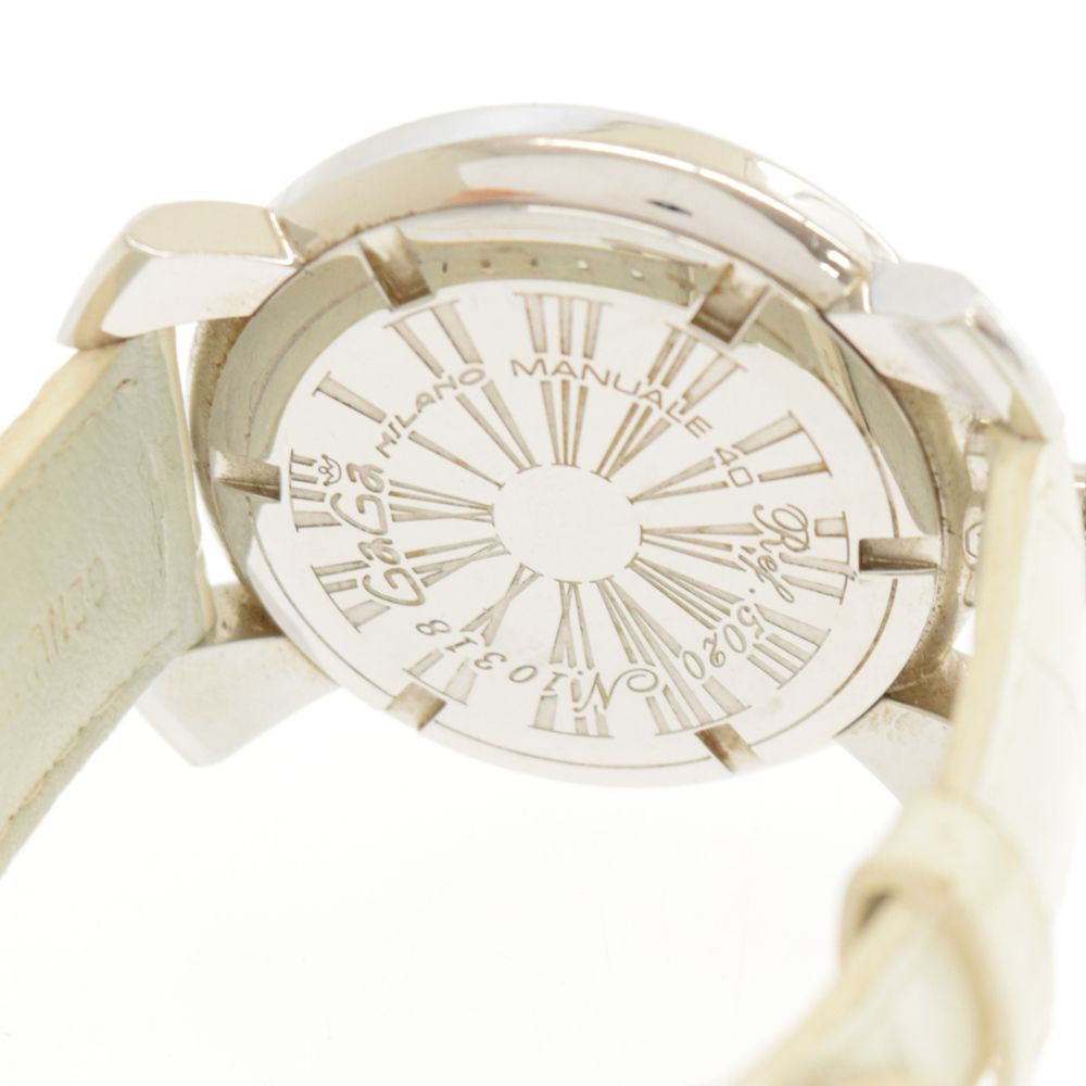 GaGa MILANO (ガガミラノ) マヌアーレ 40mm 5020.9 ステンレス  