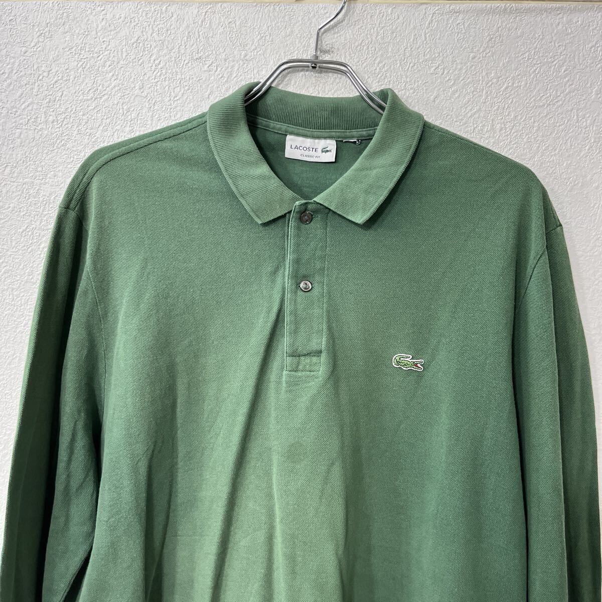 【希少】 ラコステ 70s ポロシャツ 長袖 古着 グリーン 緑 フレラコ XL 希少】 ラコステ 70s ポロシャツ 長袖 古着 グリーン 緑
