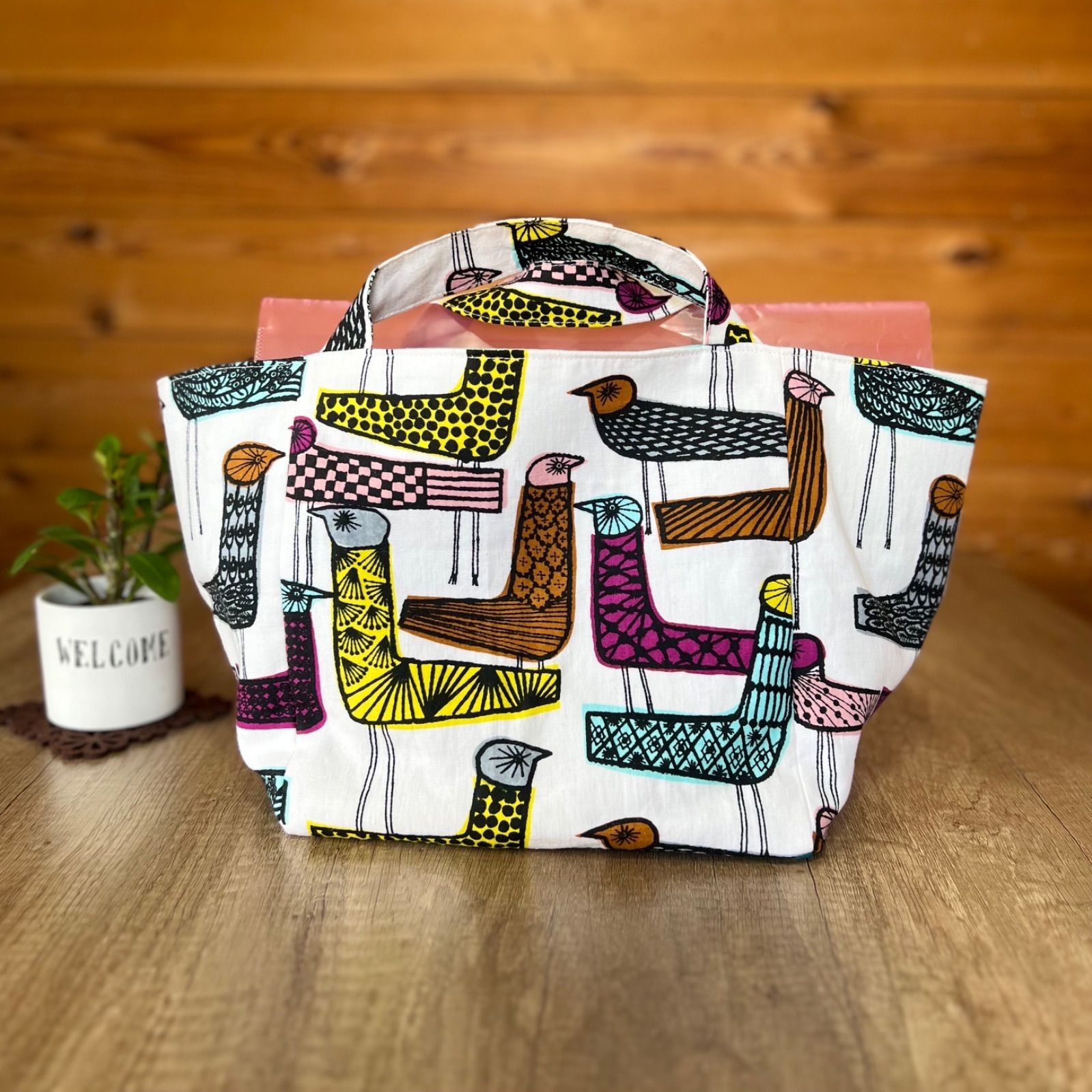 ハンドメイド　ミナペルホネン　CUBUバッグ⑅︎◡̈︎* ハンドメイド ミナペルホネン CUBUバッグ⑅︎◡̈︎* （ミナ