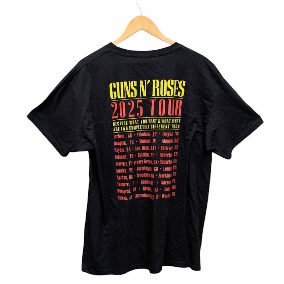 新品未使用 ガンズアンドローゼズ Tour Admat 2025 Tシャツ 日本 Guns N' Roses Japan 2025 Bullet Logo Tour 2025 T-Shirt