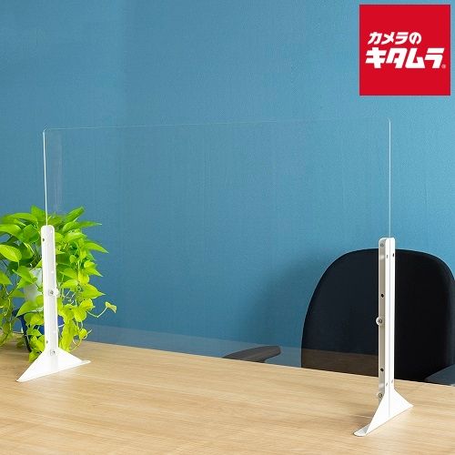 ナカバヤシ PTS-AC9060CR アクリルパーティション W900×600mm|クリア
