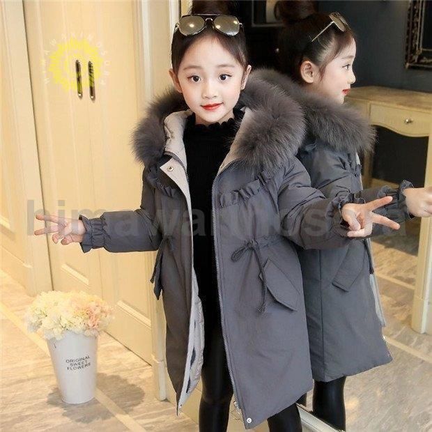 コート 冬服 フード付き 厚手 防風 アウトドア 防寒女の子 中綿ジャケット 子供