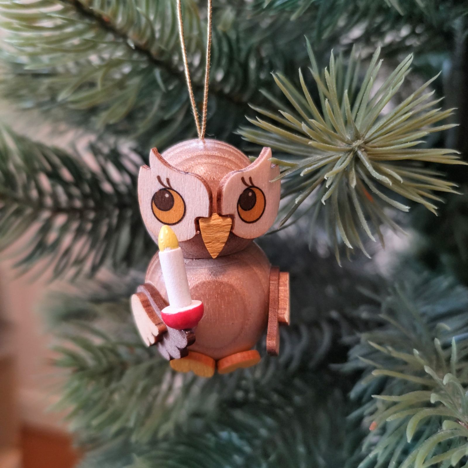 ドイツ製 木製 クリスマス飾り 教会、聖歌隊、モミの木 シュヴァルツ