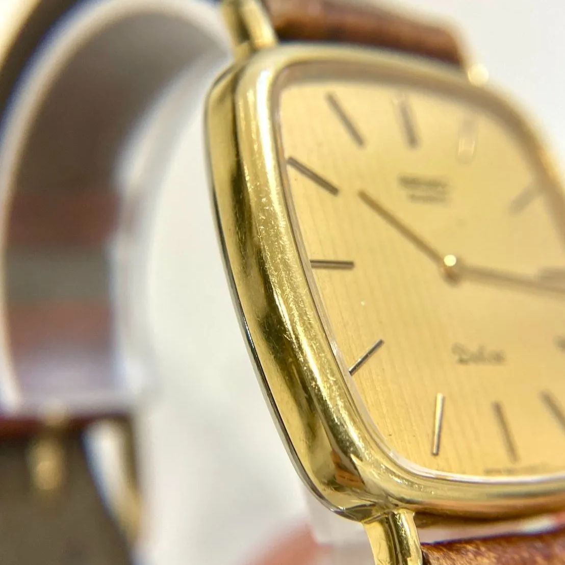 稼働品】SEIKO セイコー ドルチェ 14K 6020-4050