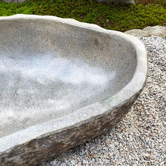 つくばい 手水鉢 水鉢 石 メダカ鉢 めだか 大型 おしゃれ 庭 蹲 睡蓮鉢