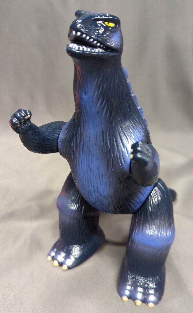 マルサン 海中大決斗 ゴジラ 紺色成型/パープルメタリック - メルカリ