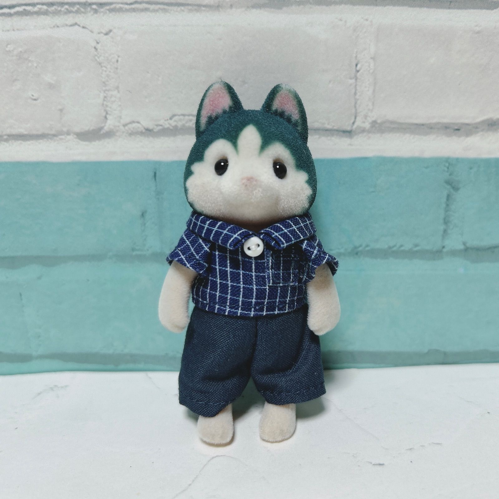 シルバニア　ハンドメイド　服　おにおん シルバニア ハンドメイド お兄さん 服 ポケット - メルカリ