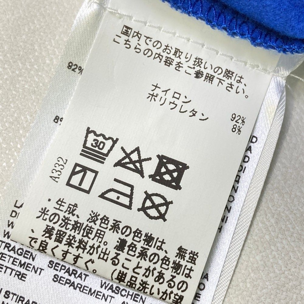 サイズ：48 CHERVO シェルボ 長袖ポロシャツ カモフラ ブルー系