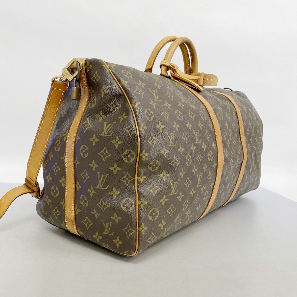 5he5305-h】ルイヴィトン ボストンバッグ モノグラム キーポル