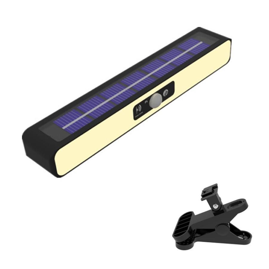 ソーラー ライト センサーライト 屋外 led クリップ 防水 人感 充電式 防犯 強盗 空き巣 ガーデン 玄関 廊下 自動点灯 消灯 照明 明暗 明る