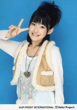 中古】生写真(ハロプロ) Berryz工房/嗣永桃子/上半身・衣装水色白