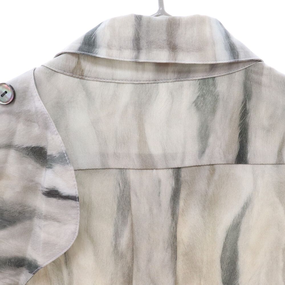 MASU (エムエーエスユー) 21AW FUR PRINT SILK SHIRTS プリントシルク