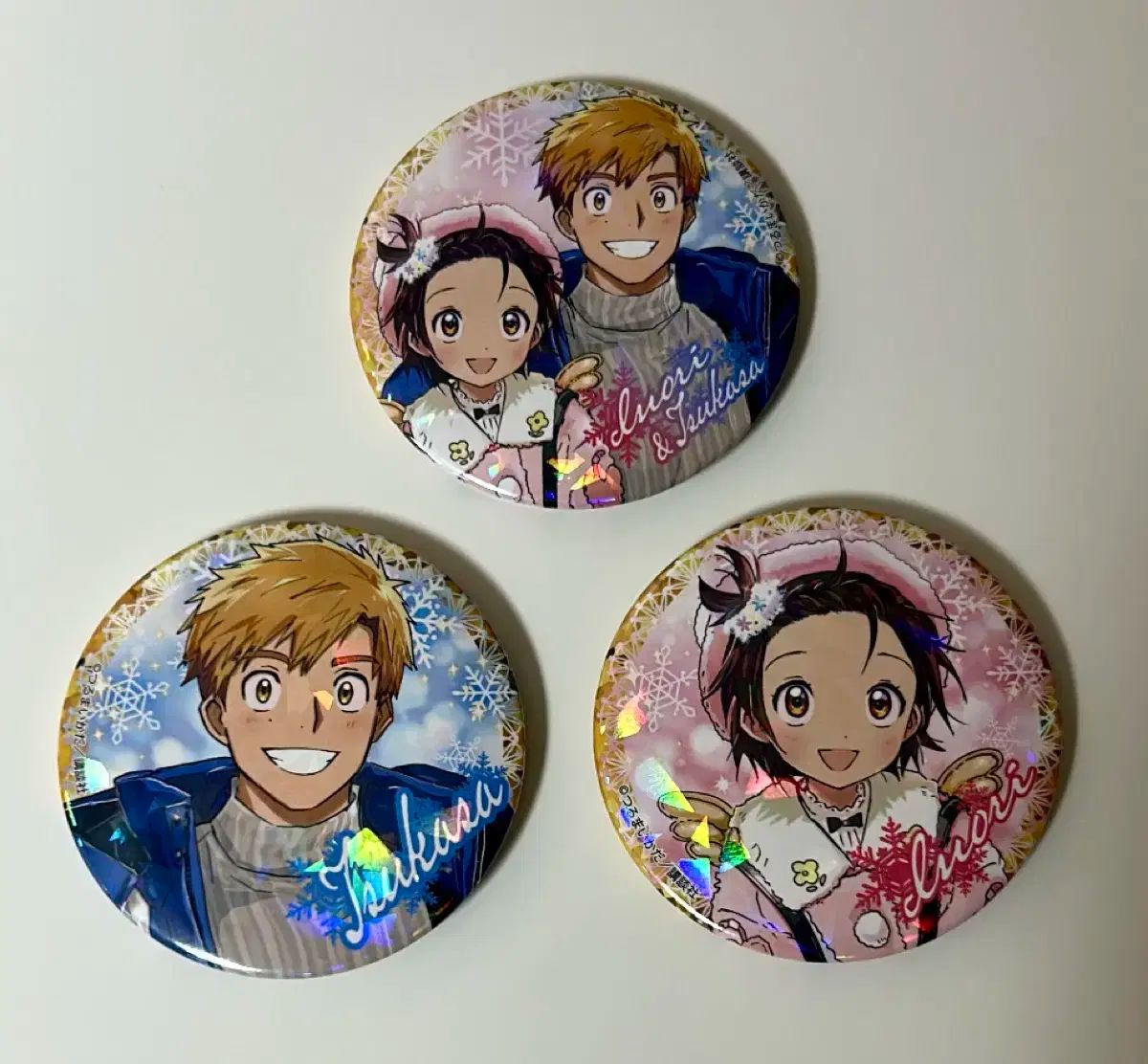 メダリスト グッズ コミック展 原画展 缶バッジ いのり つかさ