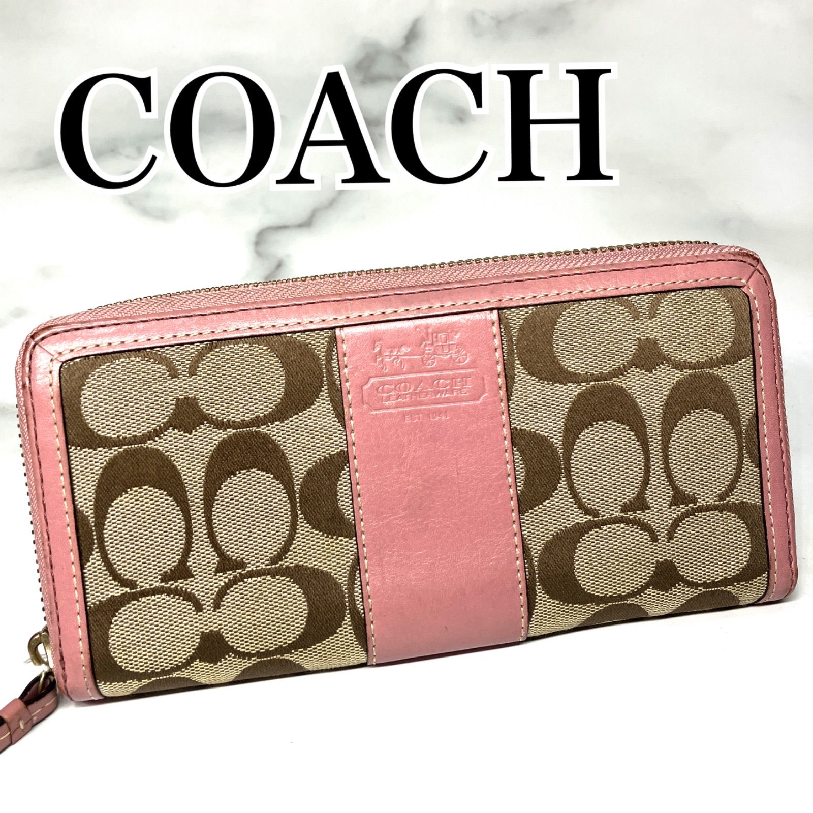 COACH コーチ 長財布 財布 ウォレット シグネチャー ヘリテージ