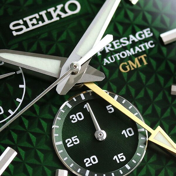 SEIKO プレサージュ GMT SARF003 グリーン セイコー 機械式 SEIKO プレサージュ GMT SARF003 グリーン セイコー 機械式