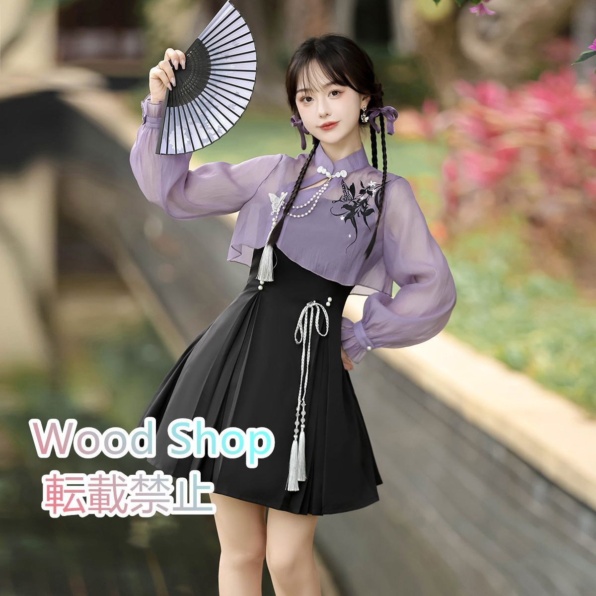 KRY MSTE オフショル2WAY 刺繍リボンセーラーTOPS KRY MSTE オフショル