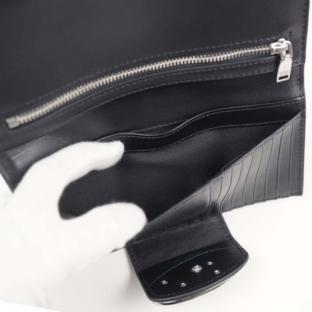 ディーゼル 財布 長財布 メンズ ユニセックス ブラック DIESEL