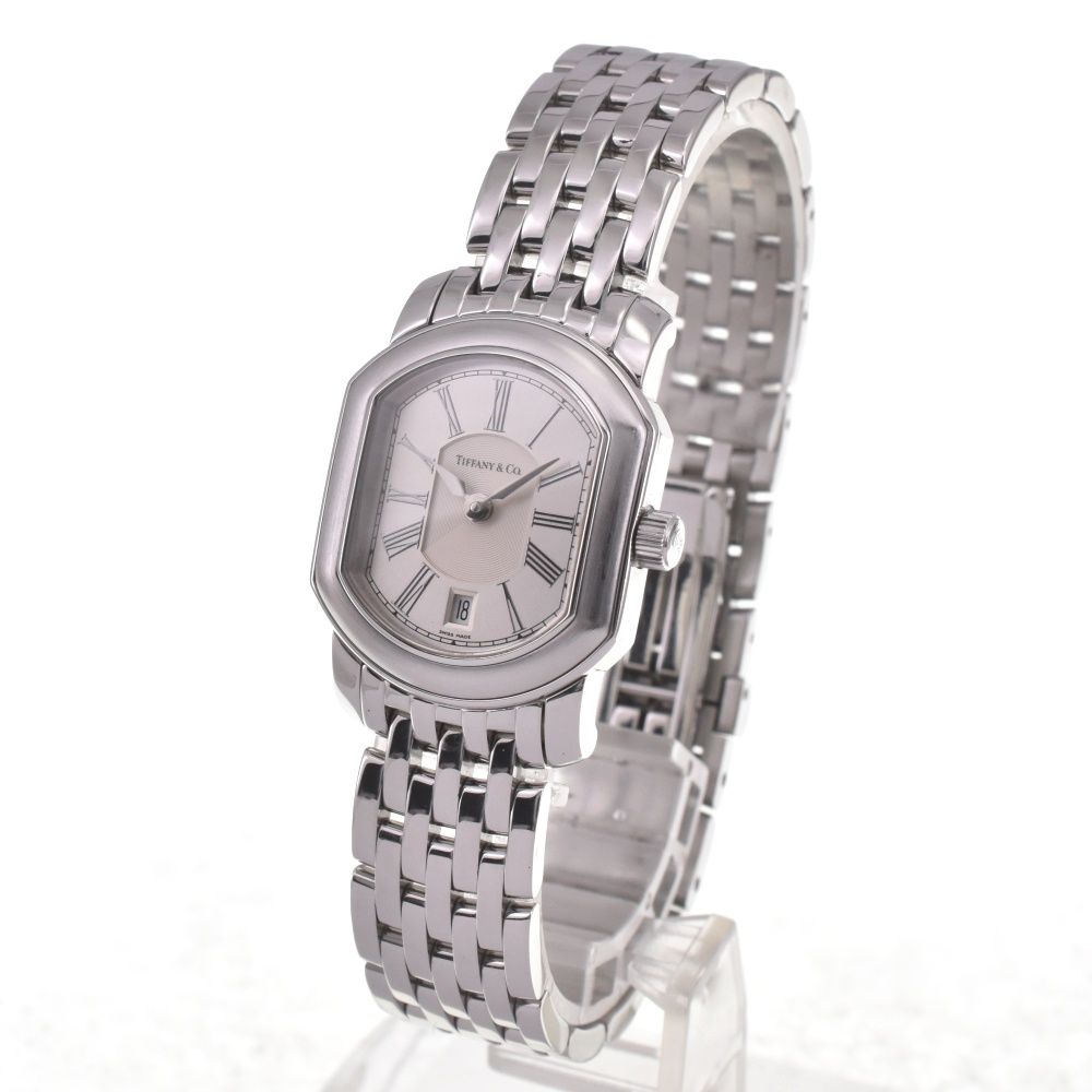ティファニー TIFFANY-Co. 17093355 マーククーペ SM デイト クォーツ レディース I 142478