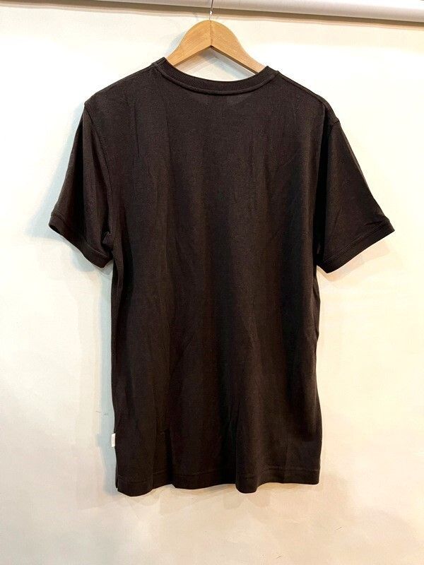 美品✨ARMANI COLLEZIONI シルク混 半袖ニット カットソー 黒 ☆ARMANI COLLEZIONI/アルマーニコレッツォーニ シルク混クルー