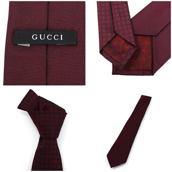 グッチ シルク ネクタイ 中古 Aランク GUCCI | メンズ