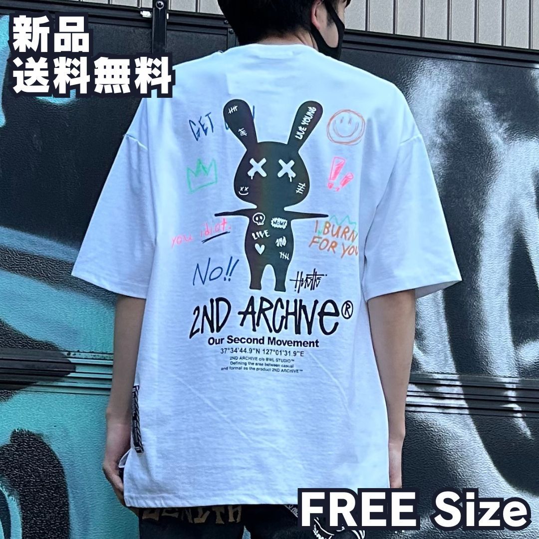 2nd ARCHIVE/セカンドアーカイブ】ラビットバックプリントS/S Tシャツ