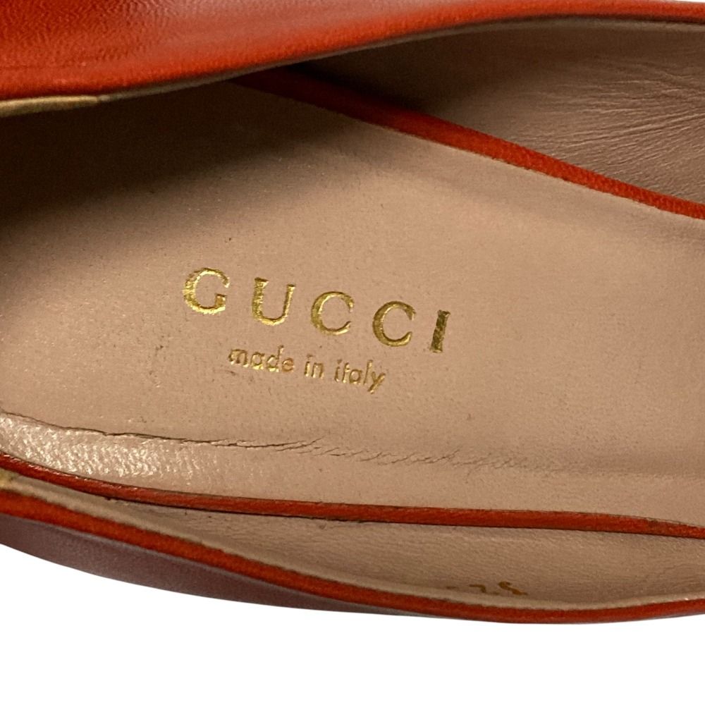 美品 GUCCI グッチ ホースビット レザー パンプス 36 23cm相当