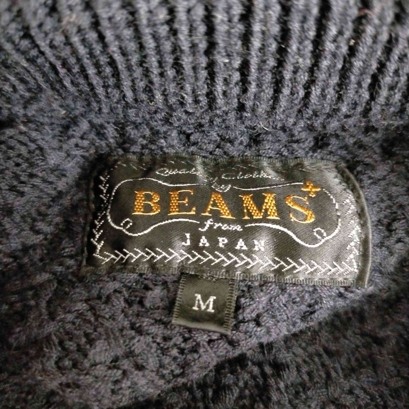 ビームスプラス BEAMS＋ 19AW ポップコーン編みクルーネック ウール