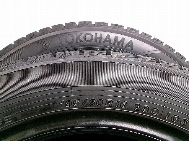 中古スタッドレス□195/60R16□4本□ヨコハマ□ice GUARD IG60 イスト ウィッシュ シルフィ セレナ ブルーバード ラフェスタ -  メルカリ