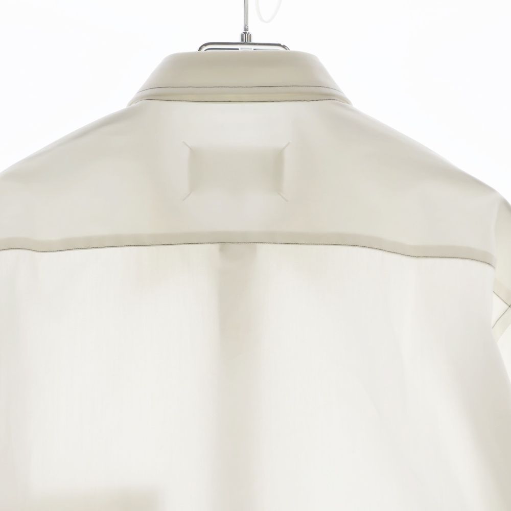 Maison Margiela メゾンマルジェラ 18SS Pocket Stitch Shirt ポケット ステッチ 長袖シャツ ホワイト S50DL0334 S43001 Maison Margiela (メゾンマルジェラ) 18SS Pocket Stitch Shirt