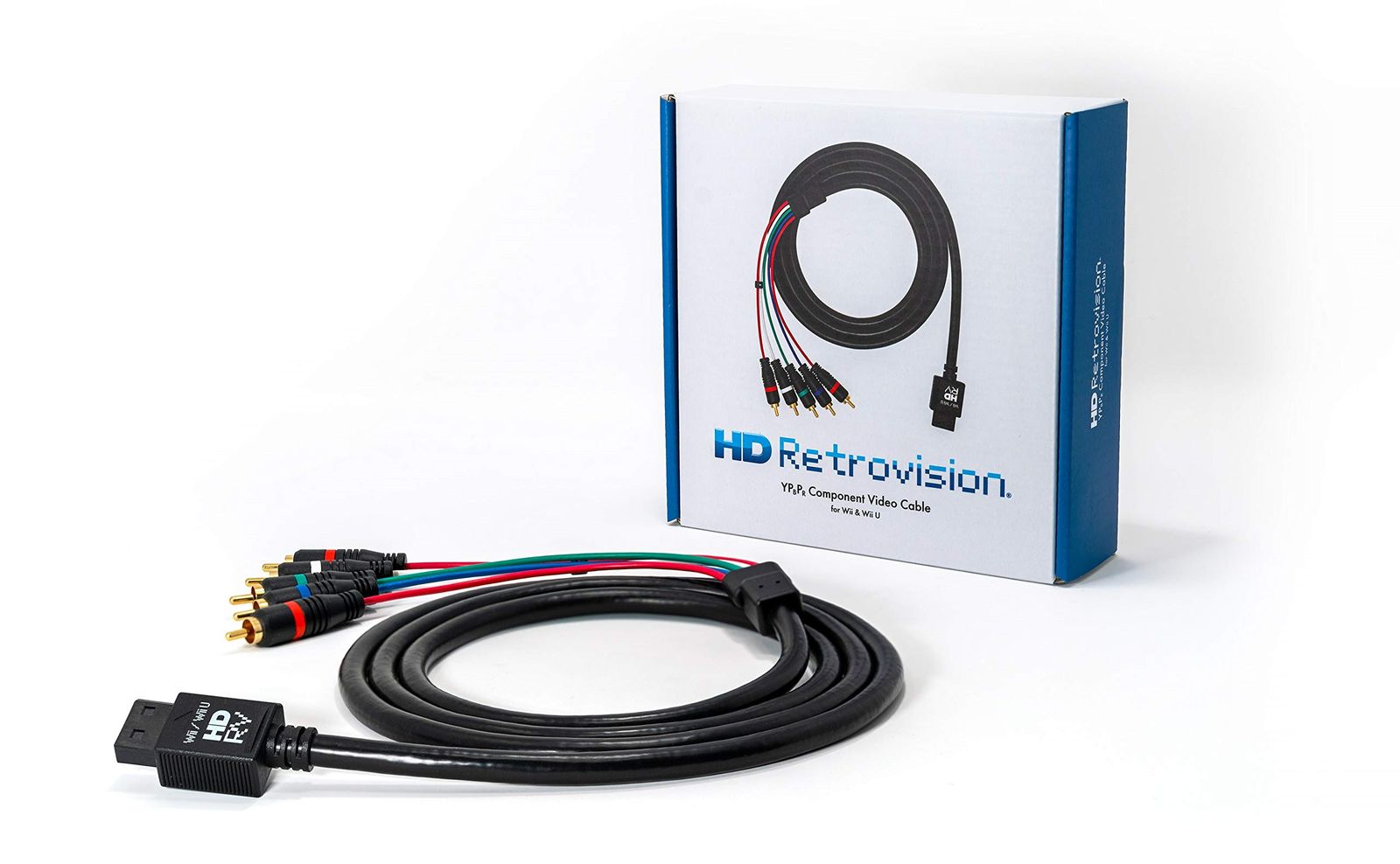 HD Retrovision Wii/Wii U Premium YPbPr Component Video Cable 
