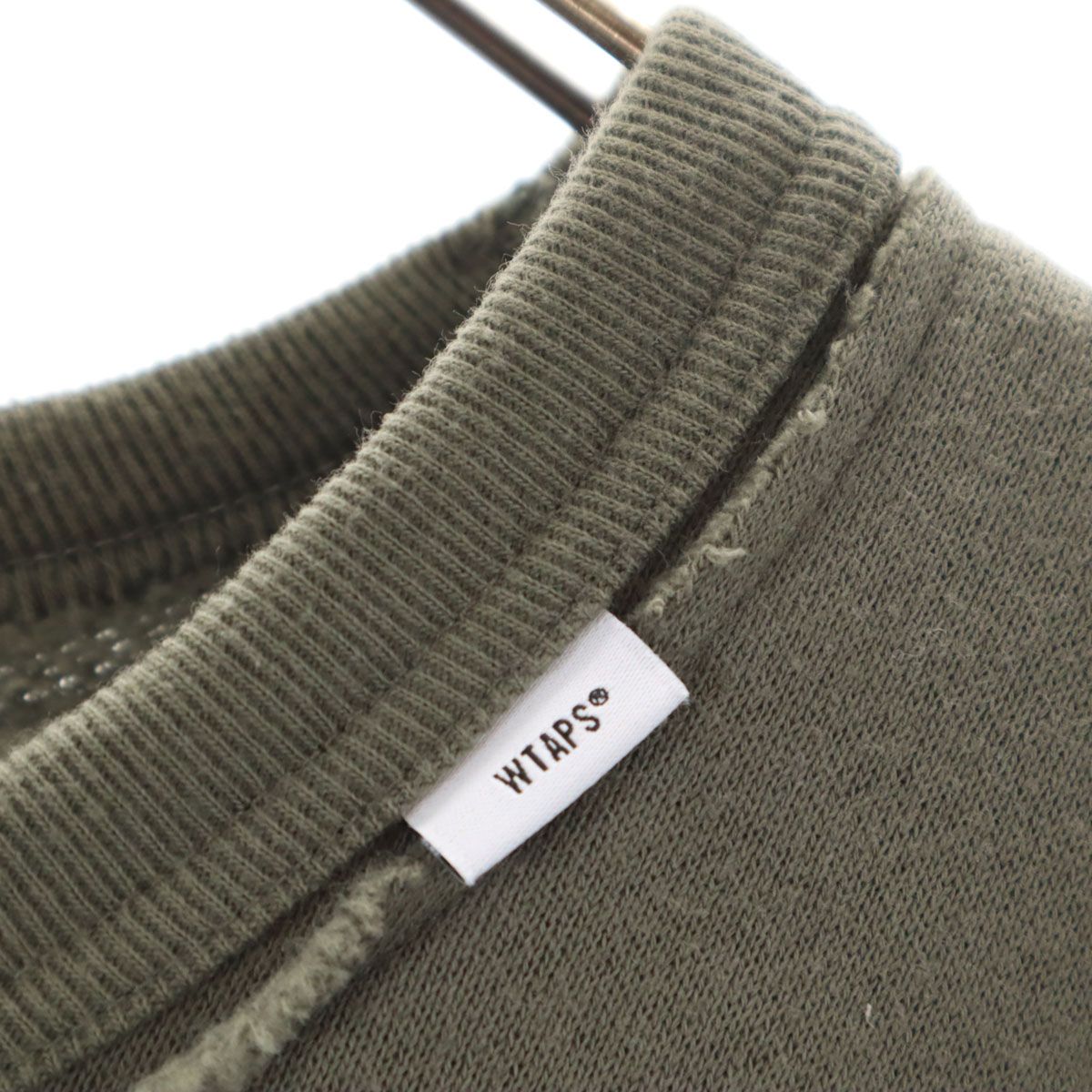 WTAPS ダブルタップス 日本製 長袖 スウェット トレーナー 2 オリーブ 